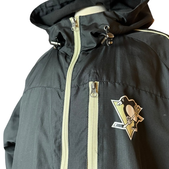 Pittsburgh Penguins Jacket G-III Sports by Carl Banks Men's Sz XL HOODED - Picture 1 of 8